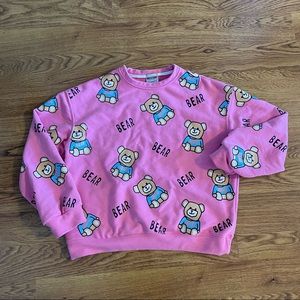 Moschino Couture Pink Bear Sweatshirt- No size listed. Approximately M/L